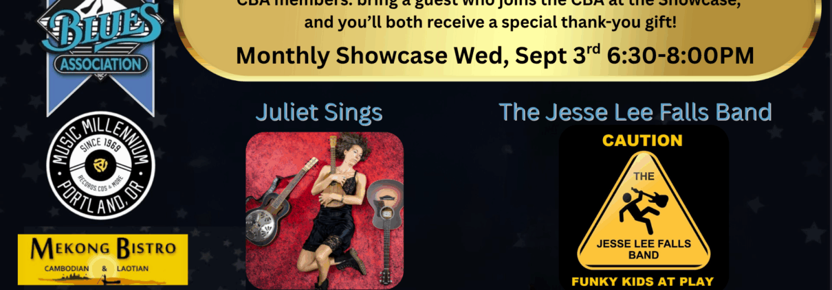 Cascade Blues Association Monthly Showcase at Mekong Grill September 3 2025